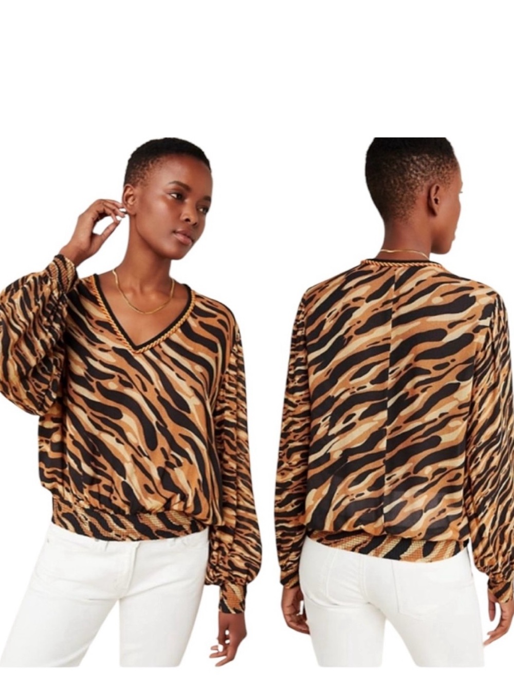 Anthropologie Blank London Tiger Top
